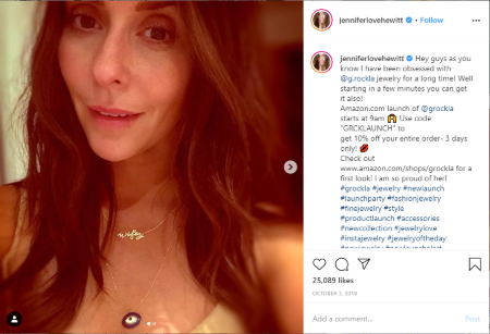 Jennifer Love Hewitt on Instagram